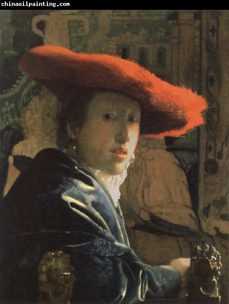 Jan Vermeer the girl with the red hat