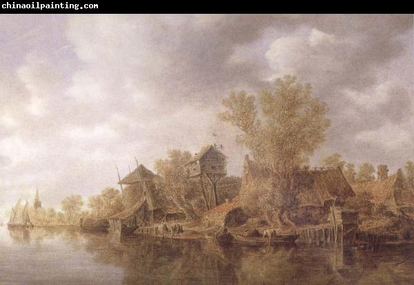 Jan josephsz van goyen River Landscape