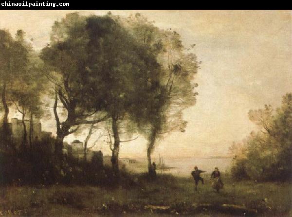 Jean Baptiste Camille  Corot rural scene