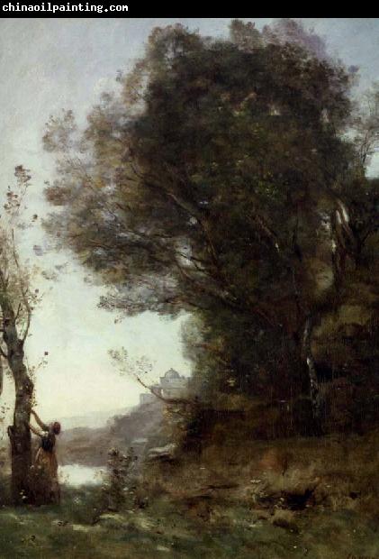 Jean Baptiste Camille  Corot appelskord i ariccia