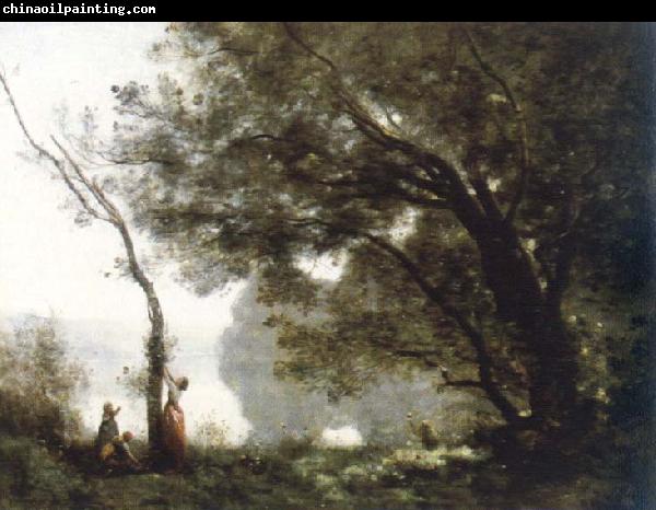 Jean Baptiste Camille  Corot souvenir de mortefontaine