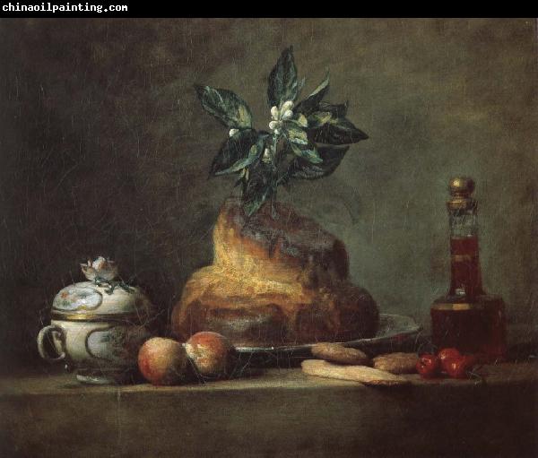 Jean Baptiste Simeon Chardin Round cake