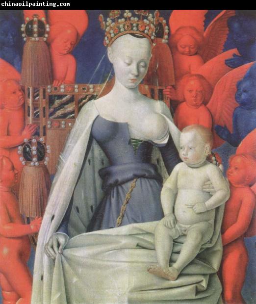 Jean Fouquet The melun Madonna