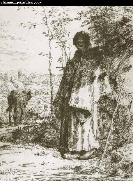 Jean Francois Millet Shepherdess