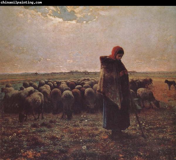 Jean Francois Millet Shepherdess