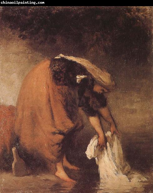 Jean Francois Millet Laundryman