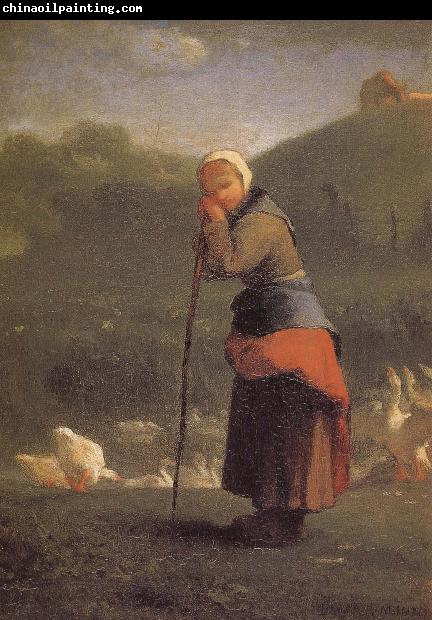 Jean Francois Millet Shepherdess