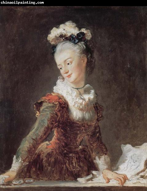 Jean Honore Fragonard Dancing girl lucky Miss Mar portrait