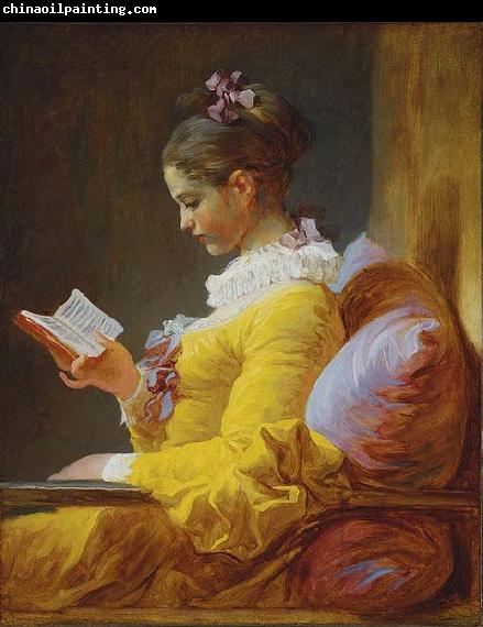 Jean-Honore Fragonard A Young Girl Reading