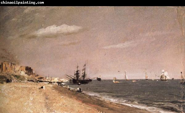 John Constable brighton beach with colliers