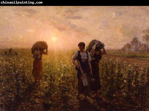 Jules Breton The End of the Working Day