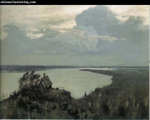 Levitan, Isaak Over the cemetery