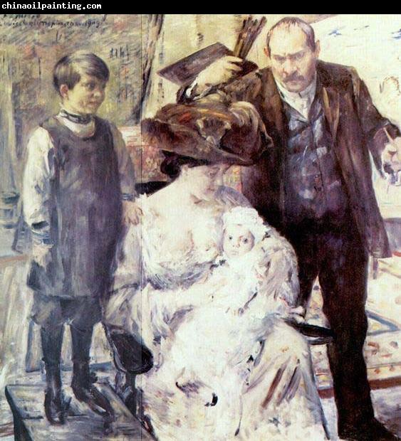 Lovis Corinth The Artist and His Family