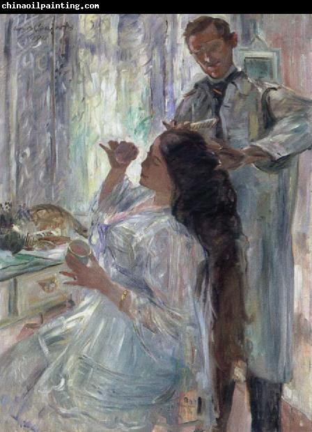 Lovis Corinth charlotte corinth at her dressing table