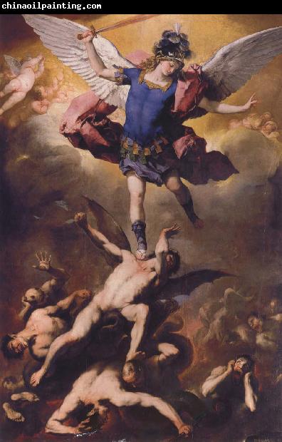 Luca  Giordano The Fall of the Rebel Angels