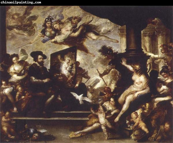 Luca Giordano rubens painting the allegory of peace