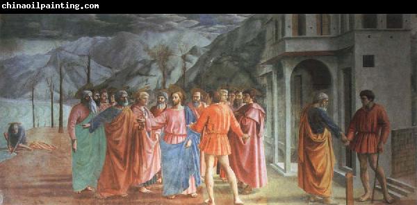 MASACCIO Tribute money