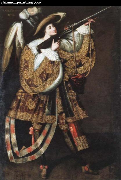 MASTER of the Catholic Kings angel with a harquebus