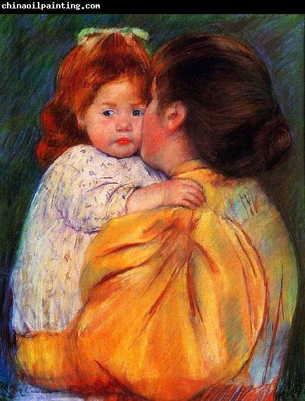 Mary Cassatt Maternal Kiss