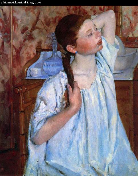 Mary Cassatt Girl Arranging her Hair