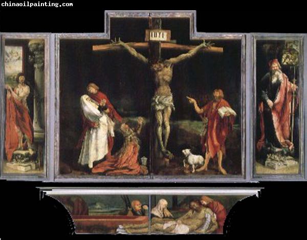 Matthias  Grunewald Yisenhaimu altar painting, Good Friday to map