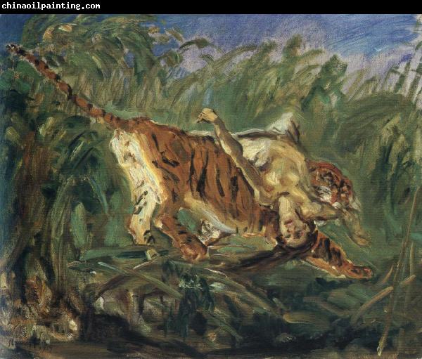 Max Slevogt tiger in the jungle