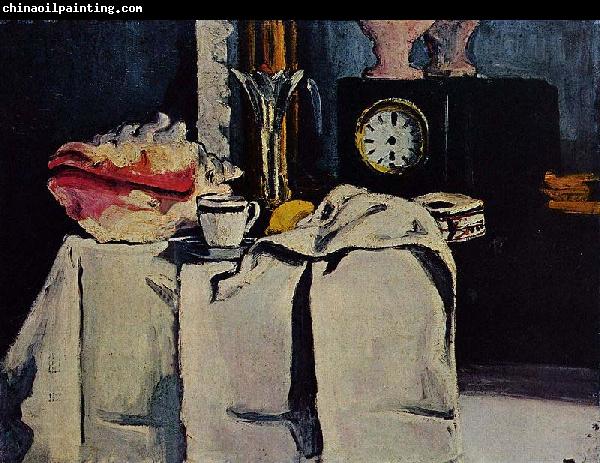 Paul Cezanne The Black Marble Clock