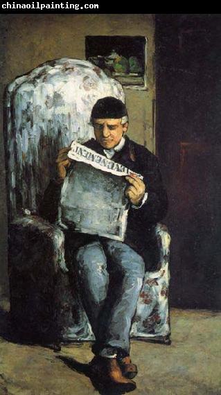 Paul Cezanne Portrait of the Artist Father Louis Auguste Cezanne