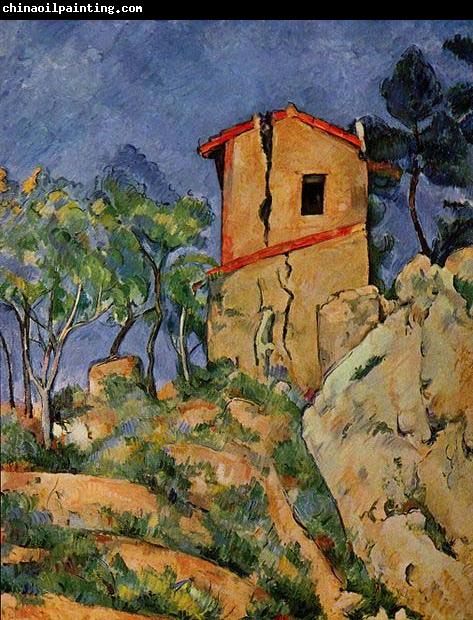 Paul Cezanne The House with Burst Walls