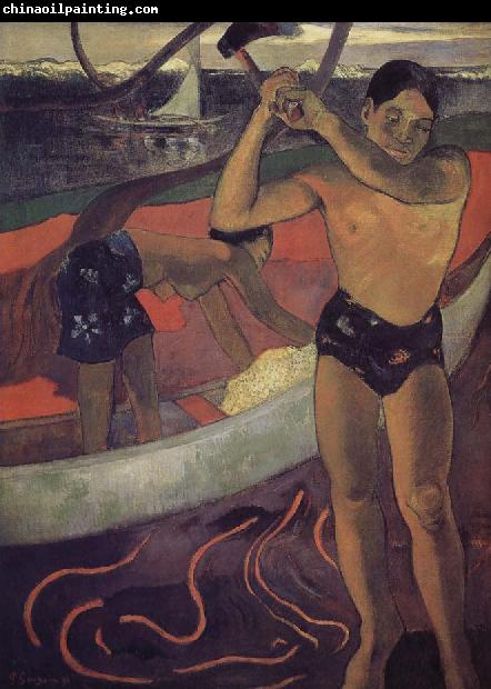 Paul Gauguin Helena ax man