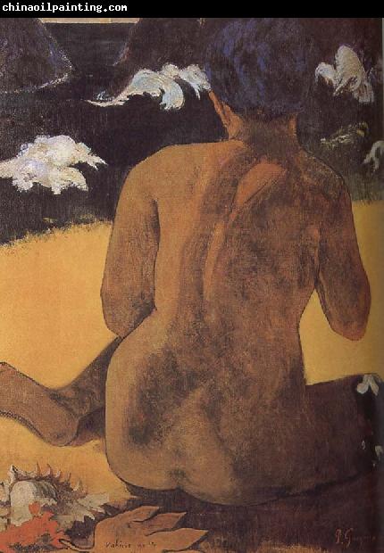 Paul Gauguin Beach woman