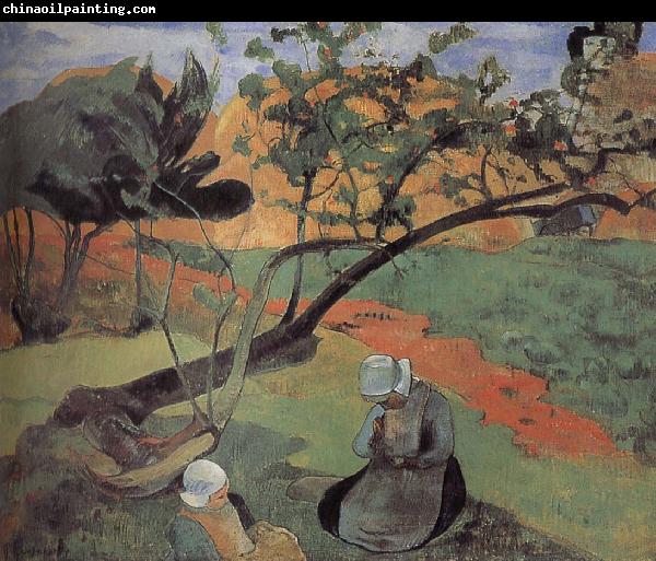 Paul Gauguin Brittany landscape