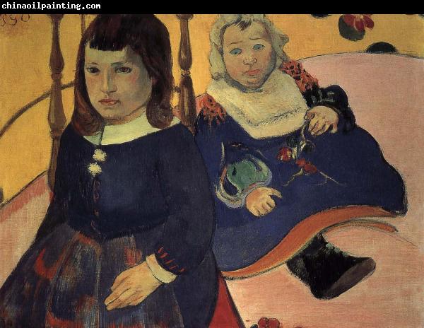 Paul Gauguin two children