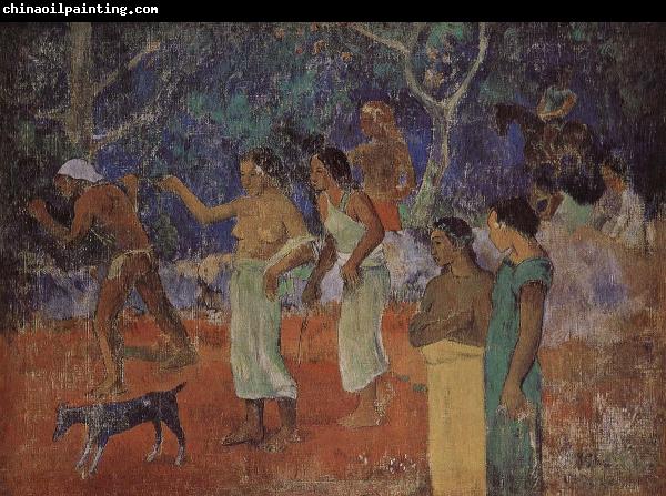 Paul Gauguin Tahitian Landscape life