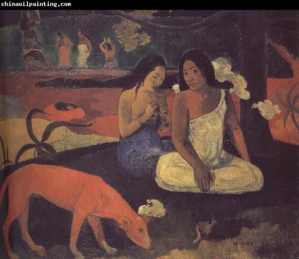 Paul Gauguin Happy Woman