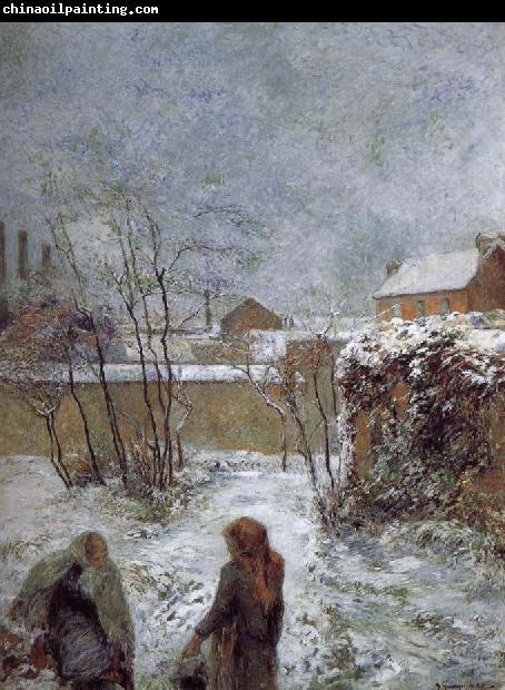 Paul Gauguin Snow