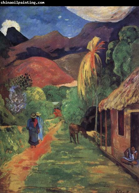 Paul Gauguin Tahiti streets