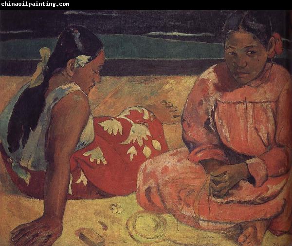 Paul Gauguin The two women on the beach