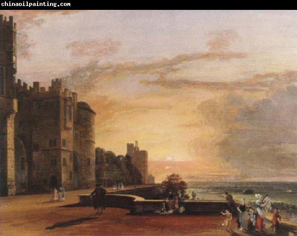 Paul Sandby Munn windsor castle,north terrace