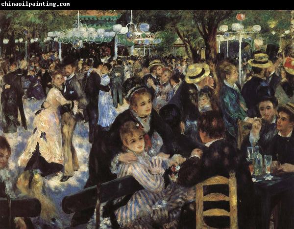 Pierre Auguste Renoir Red Mill Street dance