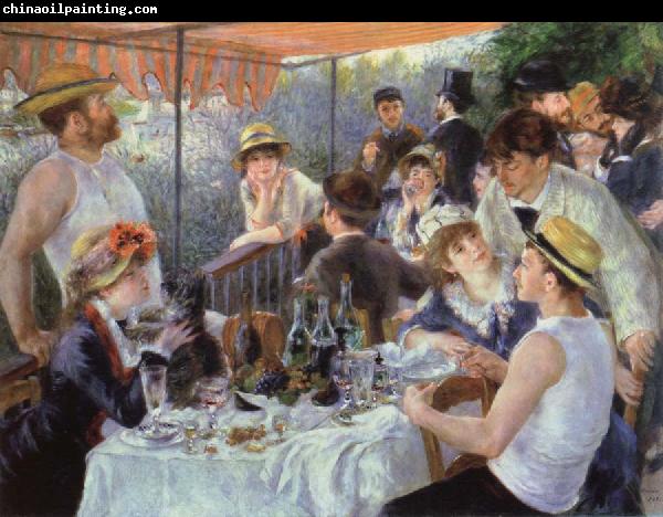 Pierre-Auguste Renoir luncheon of the boating party