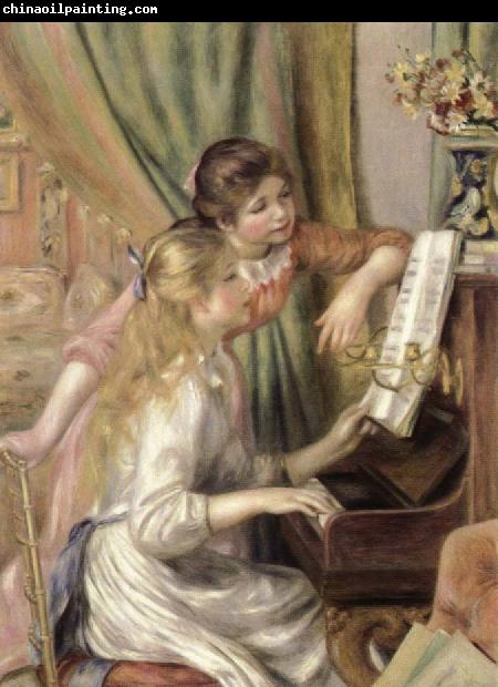 Pierre-Auguste Renoir young girls at the piano