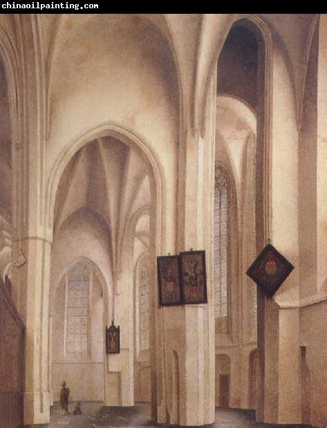 Pieter Jansz Saenredam Church Interior in Utrecht