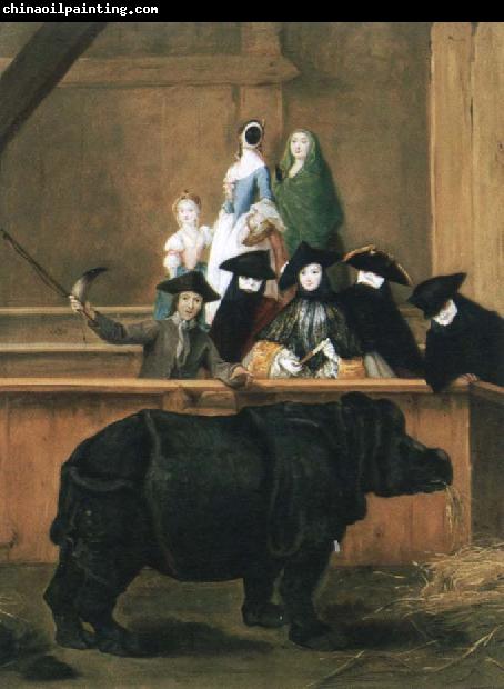 Pietro Longhi exhibition of a rhinoceros at venice