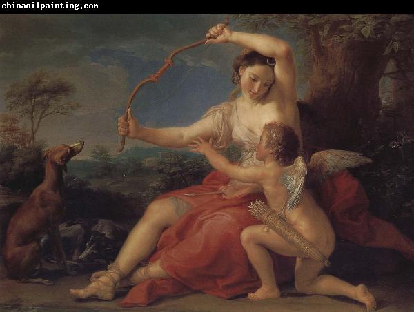 Pompeo Batoni Cupid and Diana