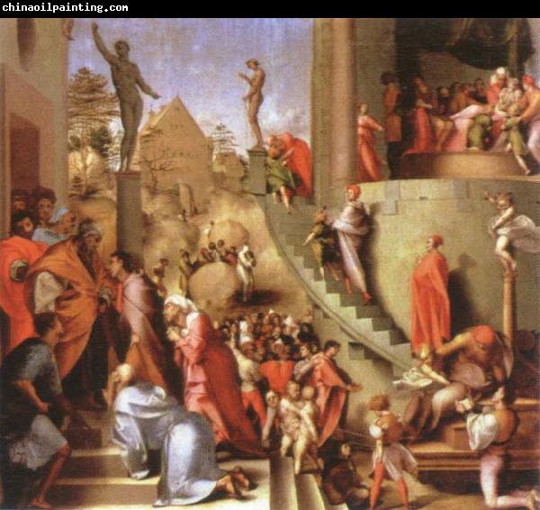 Pontormo joseph with jacob in egypt