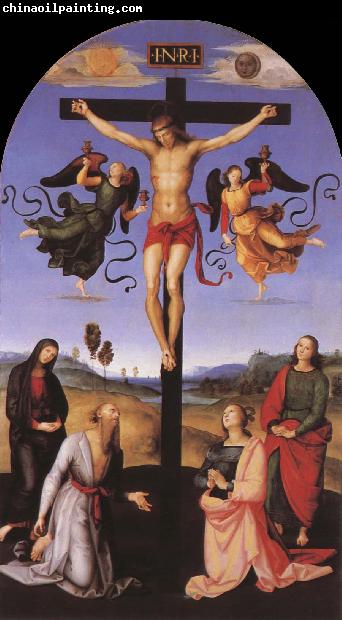 RAFFAELLO Sanzio Christ on the cross