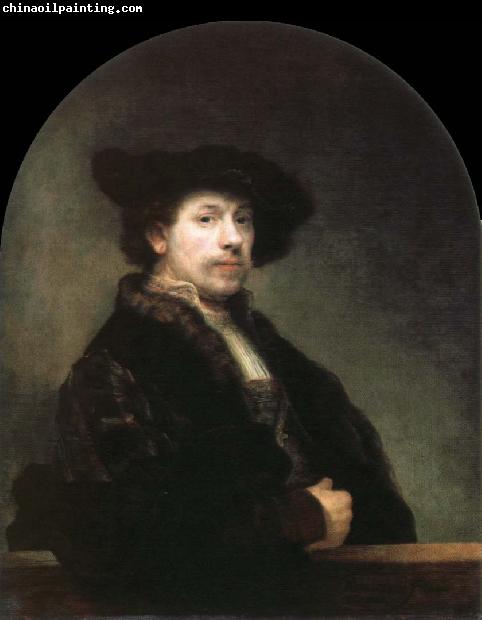 Rembrandt van rijn self portrait at the age of 34