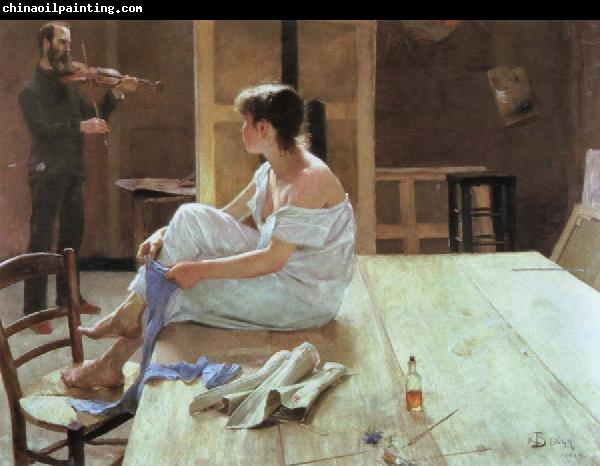 Richard Bergh after the pose