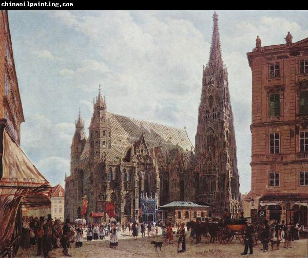 Rudolf von Alt View of Stephansdom